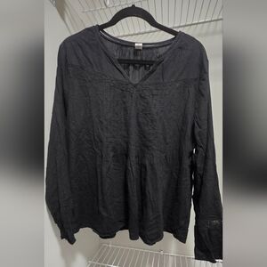 Black Long Sleeve Blouse
